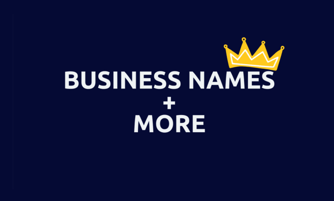 Gig Preview - Suggest unique names for your business, brand with domains