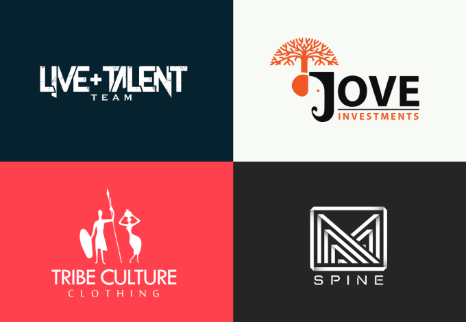 Gig Preview - Do modern and unique minimalist logo design in 24 hrs