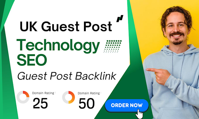 Gig Preview - Publish technology seo article to provide UK guest post backlink