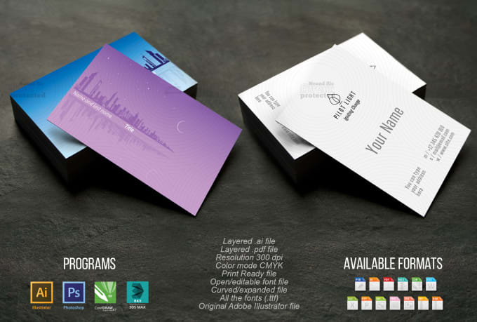 Gig Preview - Design an amazing business card for you