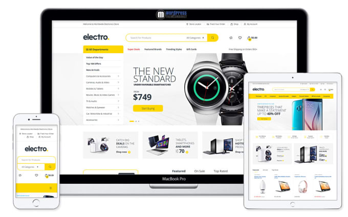 Gig Preview - Make you ecommerce site using electro theme