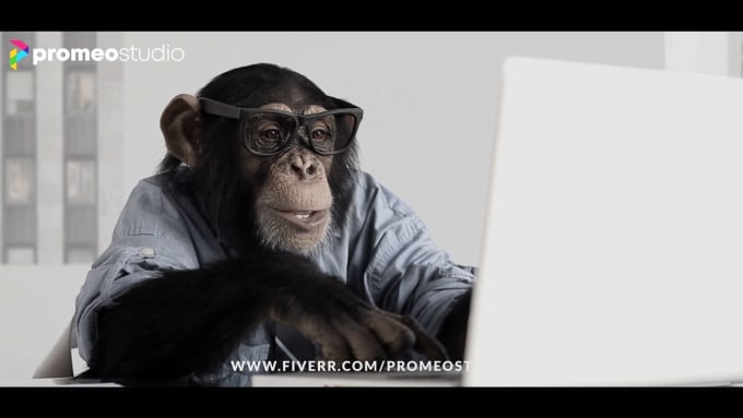 Bestseller - create a monkey business cinematic video ad