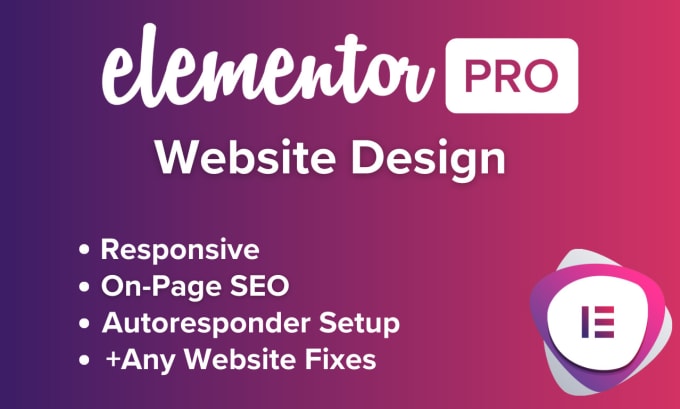 Gig Preview - Design wordpress website with elementor