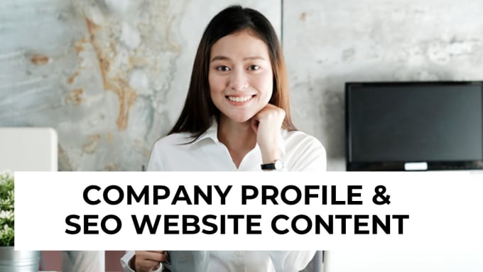 Bestseller - write a professional company profile or about us for SEO website content