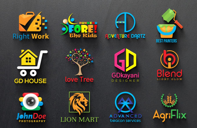 Gig Preview - Design or redesign professional 2d and 3d logo for your business in 24 hours