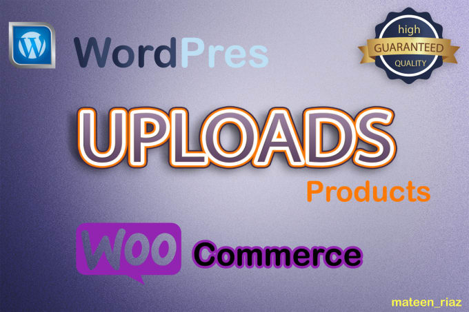 Gig Preview - Upload 99 product to your woocommerce site