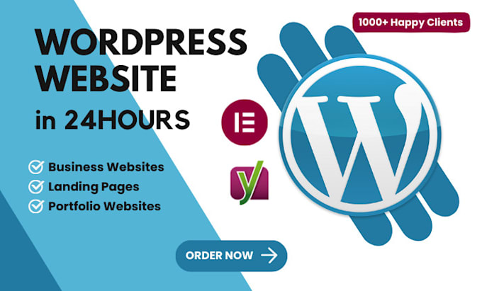 Gig Preview - Design and build your wordpress website in just 24 hours