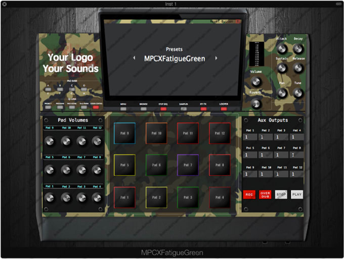 Gig Preview - Make a custom mpc x vst drum plugin for you to sell