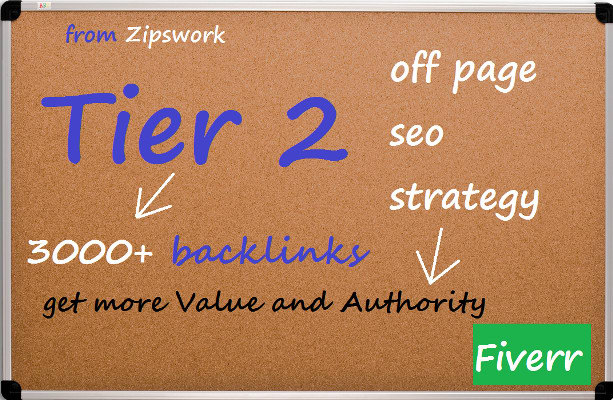 Gig Preview - Do tier 2 off page SEO strategy