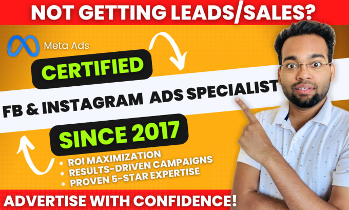 Gig Preview - Skyrocket your sales with ROI driven facebook, instagram ads