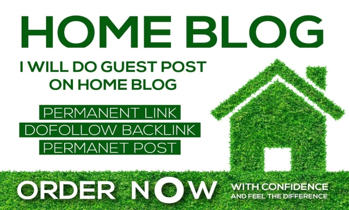 Gig Preview - Do home improvement guest post on home blogs with dofollow home backlinks