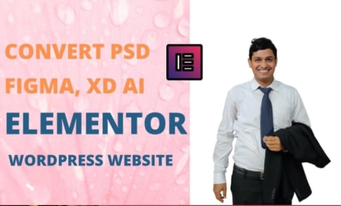 Gig Preview - Convert design to wordpress elementor website