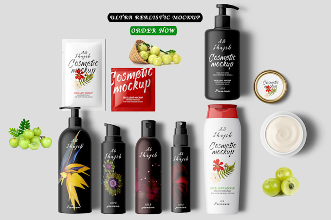 Gig Preview - Do  professional product mockup and packaging design within 10  hours