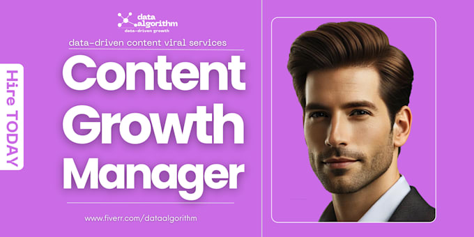 Gig Preview - Be your content growth manager