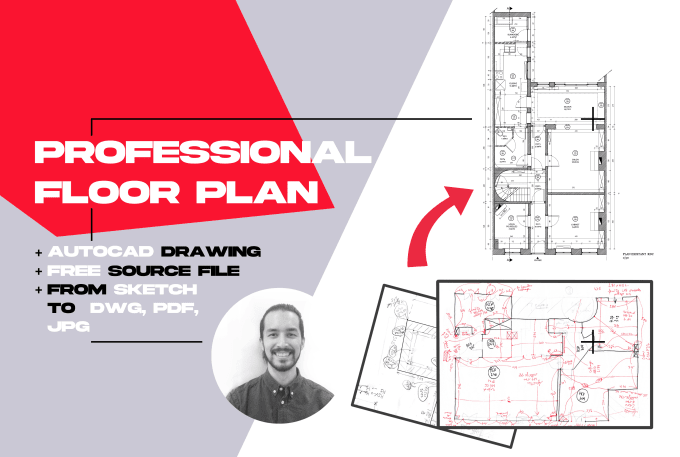 Bestseller - draw a professional autocad floor plan of your real estate