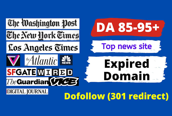 Gig Preview - Find expired domain with da 90 backlinks