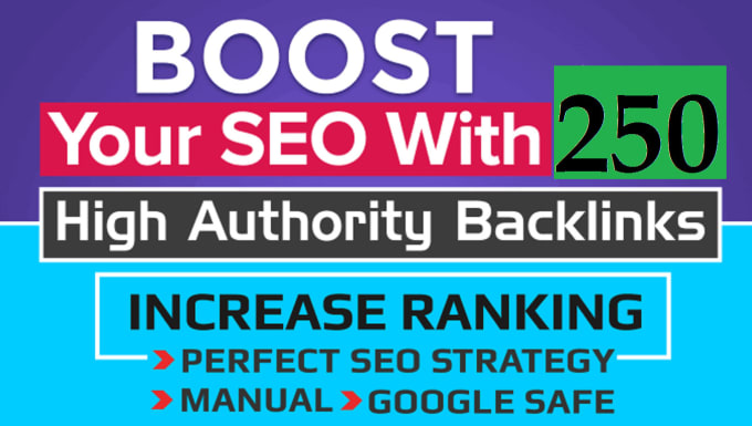 Gig Preview - Create 250 high quality dofollow backlinks da30