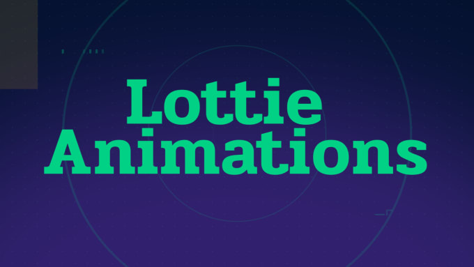 Gig Preview - Make lottie and svg animation for your website