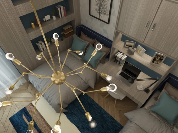 Bestseller - visualize a casual 3d interior design with 3ds max