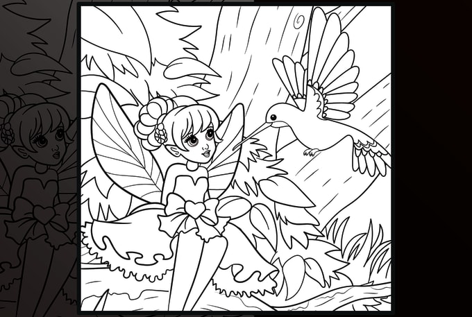 Bestseller - draw coloring book page for children