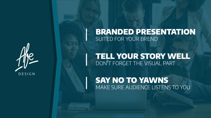 Gig Preview - Design a presentation that suits your brand