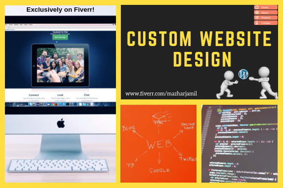 Gig Preview - Create fully responsive wordpress website or web design