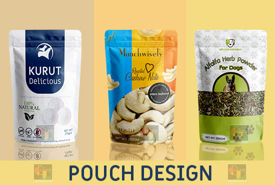 Gig Preview - Do pouch design, label design, bag and food packaging design