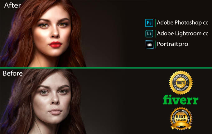 Gig Preview - Do photoshop portraits retouching, editing and fashion