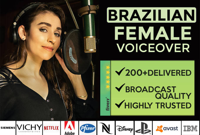 Bestseller - record female voiceover in brazilian portuguese