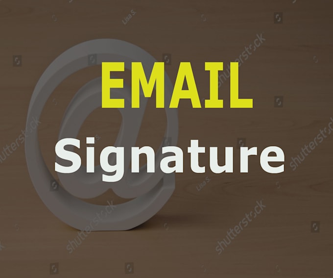 Gig Preview - Create complete clickable email signature