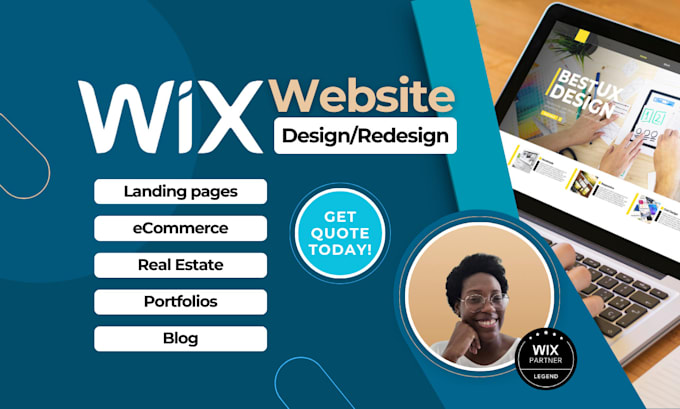 Gig Preview - Design, redesign or improve your wix or wix studio website