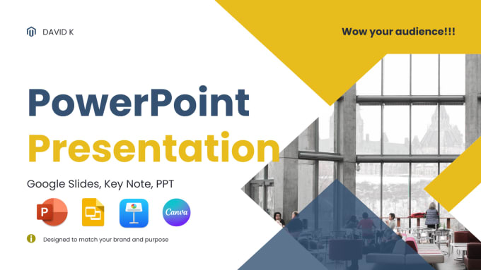 Gig Preview - Design stunning powerpoint presentations, google slides, PPT