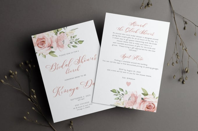 Gig Preview - Design the wedding invitation of your dreams