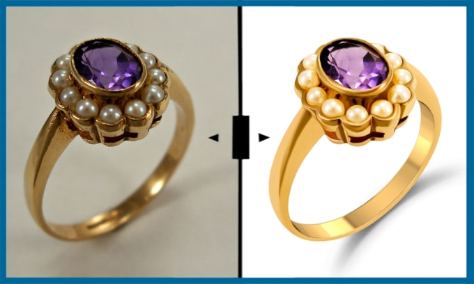 Gig Preview - Do high end jewelry image retouch service fast