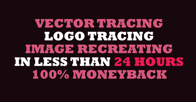 Gig Preview - Do vector tracing, image tracing, logo tracing in 24 hours