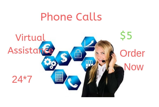 Gig Preview - Make phone calls for you as your virtual assistant