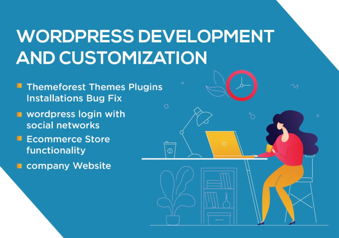 Gig Preview - Do custom wordpress development theme plugin SEO woocommerce