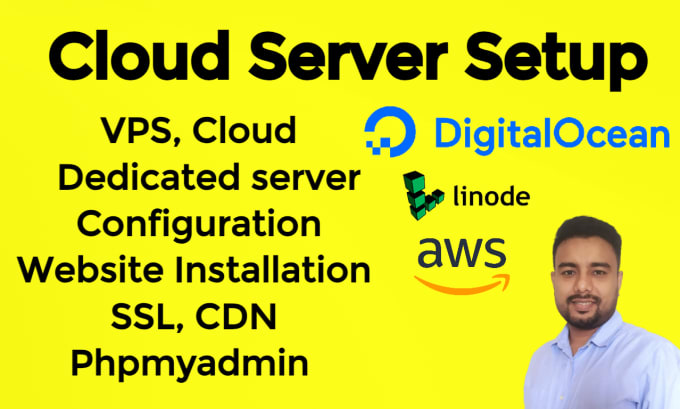 Gig Preview - Setup your websites on digitalocean, AWS, linode