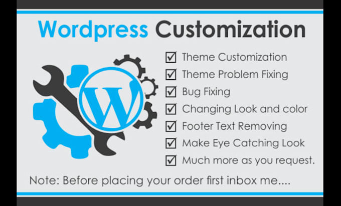 Gig Preview - Do any wordpress customization for you