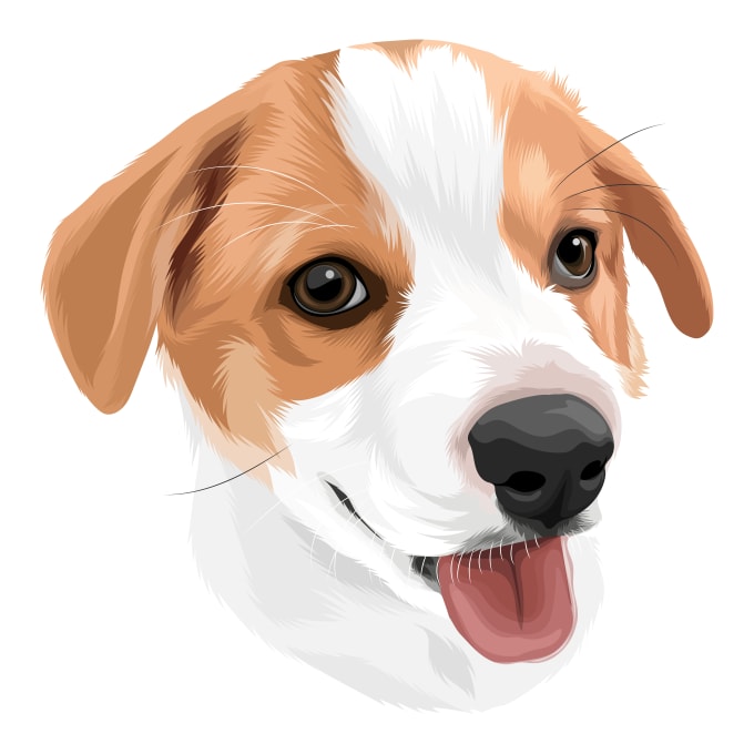 Gig Preview - Create stunning vector pet portraits for you