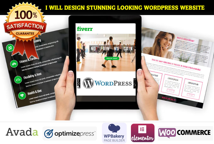 Gig Preview - Design stunning looking wordpress website