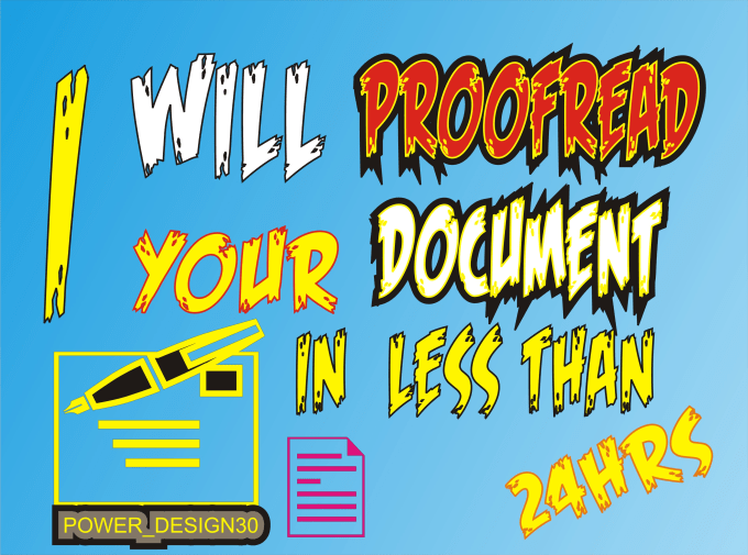 Gig Preview - Help you proofread your document in a timely manner