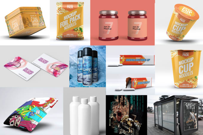 Bestseller - make a mockup of your product box, logo, tshirt and more