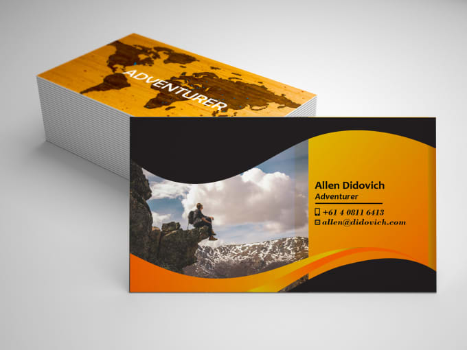 Gig Preview - Make professional visiting card