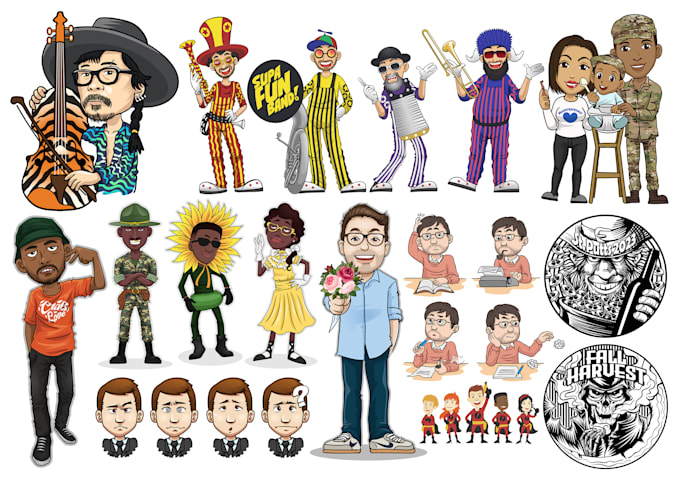 Gig Preview - Design custom cartoon character