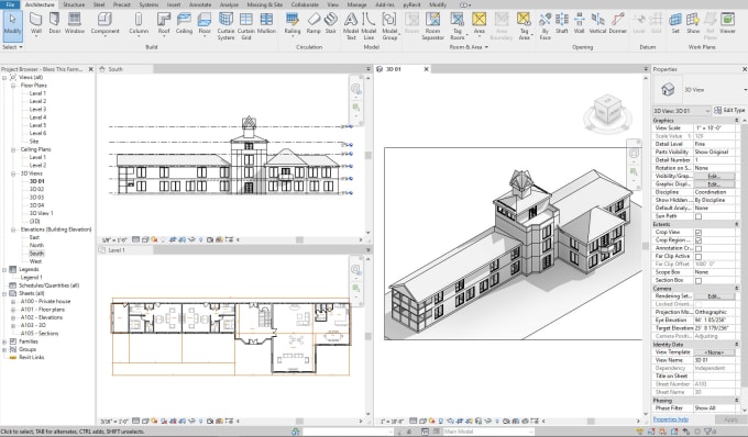 Gig Preview - Design your floor plan with details in revit