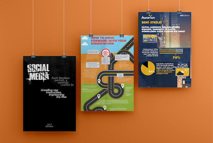 Gig Preview - Our agency will design social and marketing infographics