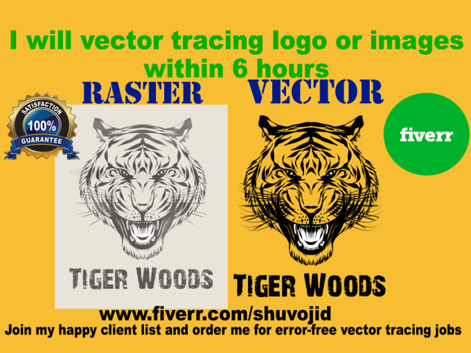 Gig Preview - Vector trace logo or image to vector