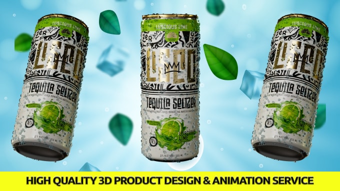 Gig Preview - Do 3d product design, 3d render, 3d product animation