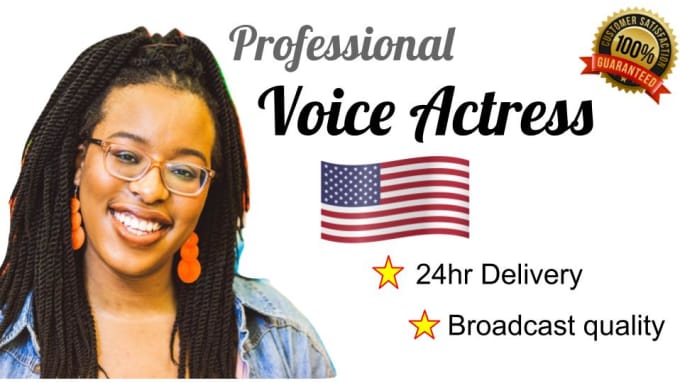 Gig Preview - Record a professional american female voiceover